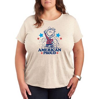 Plus Peanuts Pig-Pen American Proud Graphic Tee