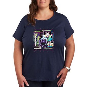 Disney Villain Plus Size Group Shot Graphic Tee