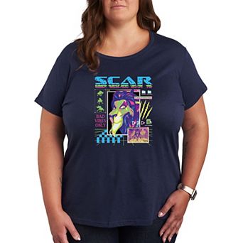 Disney's The Lion King Scar Plus Size Graphic Tee