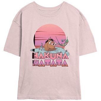 Disney's The Lion King Juniors' Hakuna Matata Bath Skimmer Graphic Tee