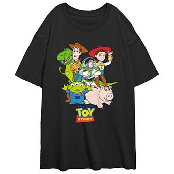 Disney / Pixar's Toy Story Juniors' Toy Team Oversized Graphic Tee