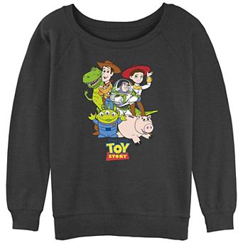 Disney / Pixar's Toy Story Juniors' Toy Team Graphic Slouchy Terry Pullover