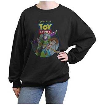 Disney / Pixar's Toy Story Juniors' Buzz And Woody Flight Graphic Fleece Pullover