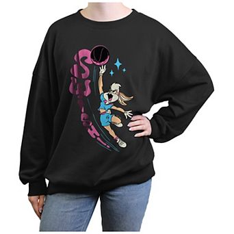 Juniors' Looney Tunes Lola Bunny Swish! Graphic Fleece Pullover
