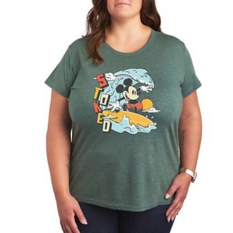 Disney's Mickey Mouse Plus Stoked Graphic Tee