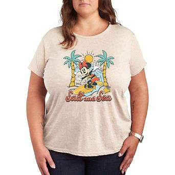 Disney's Minnie Mouse Plus Salt Sea Graphic Tee