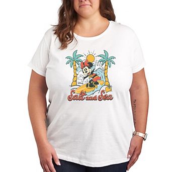 Disney's Minnie Mouse Plus Salt Sea Graphic Tee