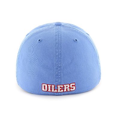 Men's '47 Light Blue Houston Oilers Gridiron Classics Franchise Legacy Fitted Hat