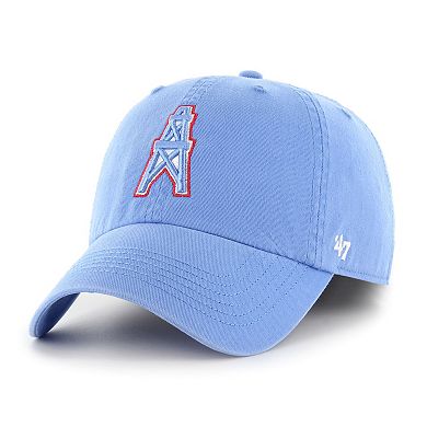 Men's '47 Light Blue Houston Oilers Gridiron Classics Franchise Legacy Fitted Hat