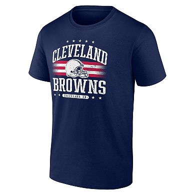 Men's Fanatics Navy Cleveland Browns Americana T-Shirt