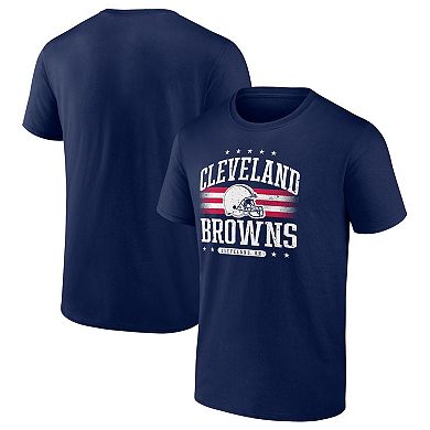 Men's Fanatics Navy Cleveland Browns Americana T-Shirt