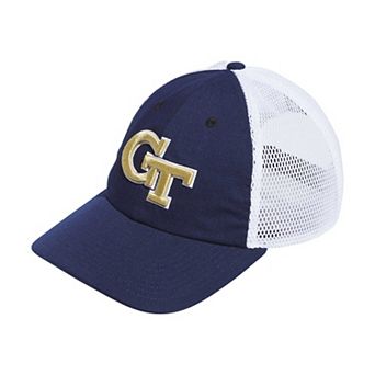 Men's adidas Navy Georgia Tech Yellow Jackets Mascot Slouch Trucker Adjustable Hat