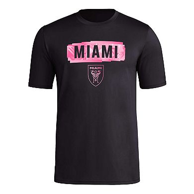 Men's adidas Black Inter Miami CF Local Pop AEROREADY T-Shirt