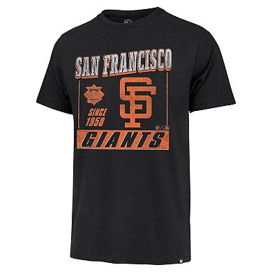 Men's '47 Black San Francisco Giants Outlast Franklin T-Shirt