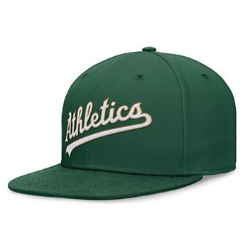 Men's Nike Green Oakland Athletics Evergreen Performance Fitted Hat