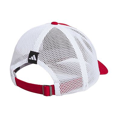 Men's adidas Scarlet Rutgers Scarlet Knights Mascot Slouch Trucker Adjustable Hat