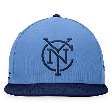 Men's Fanatics Branded Sky Blue/Navy New York City FC Downtown Snapback Hat