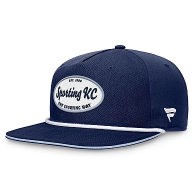 Men's Fanatics Branded Navy Sporting Kansas City Iron Golf Snapback Hat