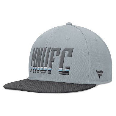 Men's Fanatics Branded Gray Minnesota United FC Smoke Snapback Hat