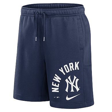 Men's Nike Navy New York Yankees Arched Kicker Shorts