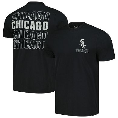 Men's '47 Black Chicago White Sox Hang Back Franklin T-Shirt