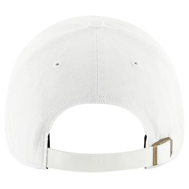 Women's '47 White New York Jets Ballpark Cheer Clean Up Adjustable Hat