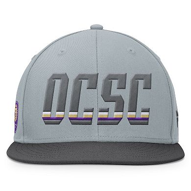 Men's Fanatics Branded Gray Orlando City SC Smoke Snapback Hat