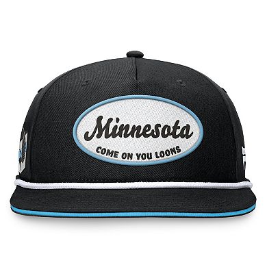Men's Fanatics Branded Black Minnesota United FC Iron Golf Snapback Hat