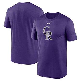 Men's Nike Purple Colorado Rockies Legend Fuse Large Logo Performance T-Shirt