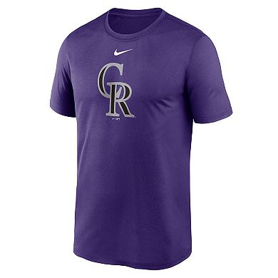Men's Nike Purple Colorado Rockies Legend Fuse Large Logo Performance T-Shirt