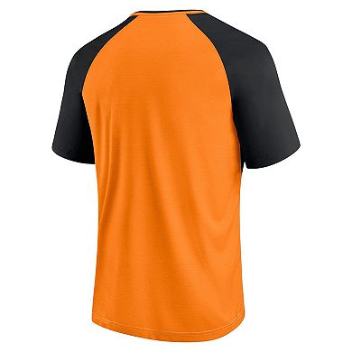 Men's Fanatics Branded Black Houston Dynamo FC Attacker Raglan T-Shirt