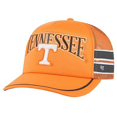 Men's '47 Orange Tennessee Volunteers Sideband Trucker Adjustable Hat