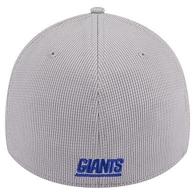 Men's New Era Gray New York Giants Active 39THIRTY Flex Hat