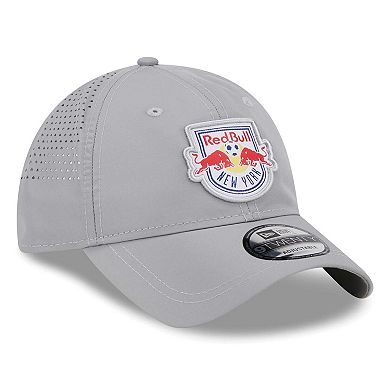 Men's New Era Gray New York Red Bulls Active 9TWENTY Adjustable Hat
