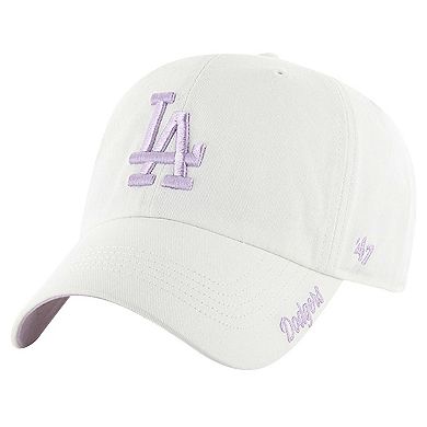 Women's '47 White Los Angeles Dodgers Ballpark Clean Up Adjustable Hat