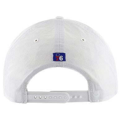 Men's '47 White Philadelphia 76ers Fairway Hitch brrr Adjustable Hat