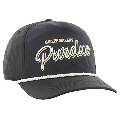 Men's '47 Black Purdue Boilermakers Fairway Hitch Adjustable Hat