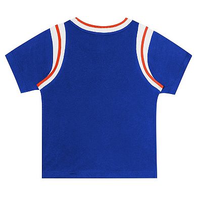 Toddler Fanatics Branded Royal/Gray New York Mets Bases Loaded T-Shirt & Shorts Set