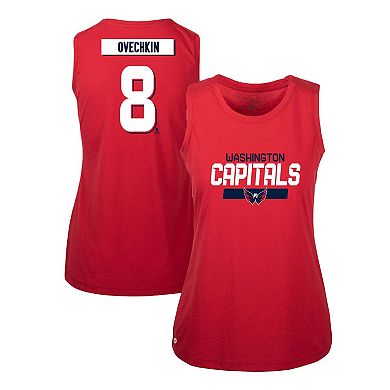 Women's Levelwear Alexander Ovechkin Red Washington Capitals Macy Player Name & Number Tank Top