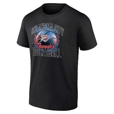 Men's Fanatics Branded Black Oklahoma City Thunder Match Up T-Shirt