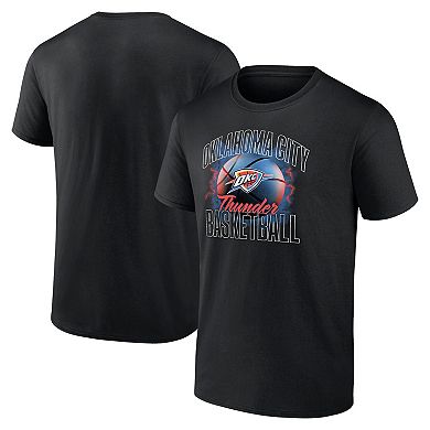 Men's Fanatics Branded Black Oklahoma City Thunder Match Up T-Shirt