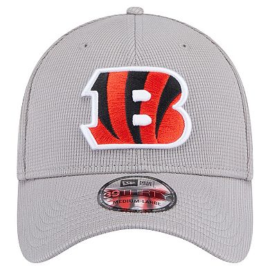 Men's New Era Gray Cincinnati Bengals Active 39THIRTY Flex Hat