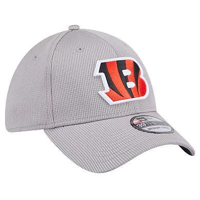 Men's New Era Gray Cincinnati Bengals Active 39THIRTY Flex Hat