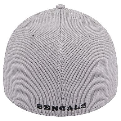 Men's New Era Gray Cincinnati Bengals Active 39THIRTY Flex Hat