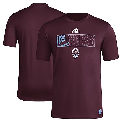 Men's adidas Burgundy Colorado Rapids 2024 Jersey Hook AEROREADY T-Shirt