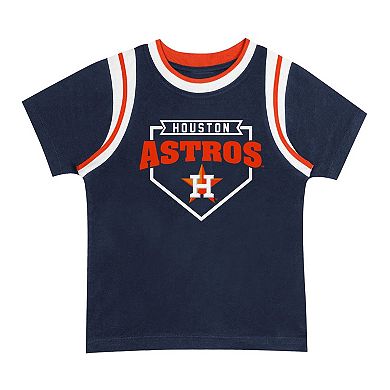 Preschool Fanatics Branded Houston Astros Loaded Base T-Shirt & Shorts Set