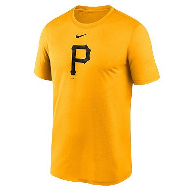 Men's Nike Gold Pittsburgh Pirates Legend Fuse Large Logo Performance T-Shirt