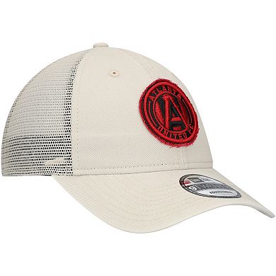 Men's New Era Tan Atlanta United FC Game Day 9TWENTY Adjustable Trucker Hat