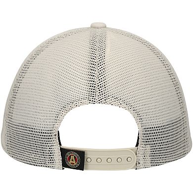 Men's New Era Tan Atlanta United FC Game Day 9TWENTY Adjustable Trucker Hat