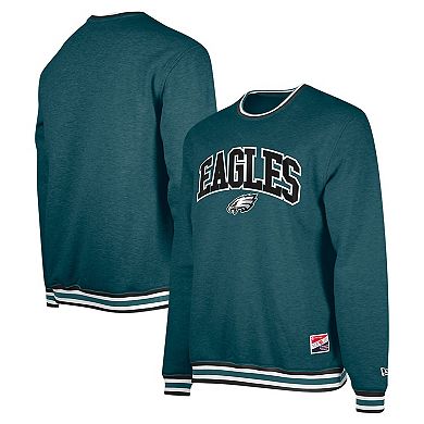 Men's New Era Midnight Green Philadelphia Eagles Pullover Sweatshirt